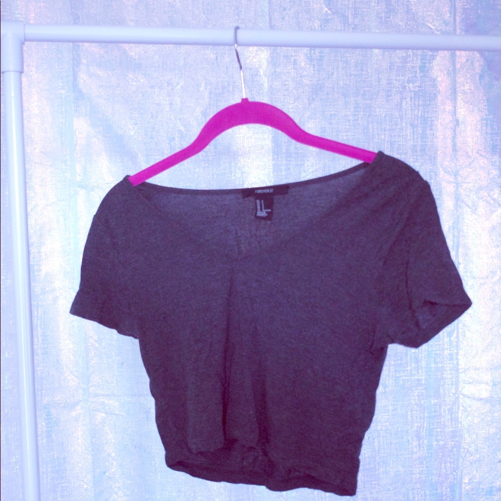 Crop top - Gray
